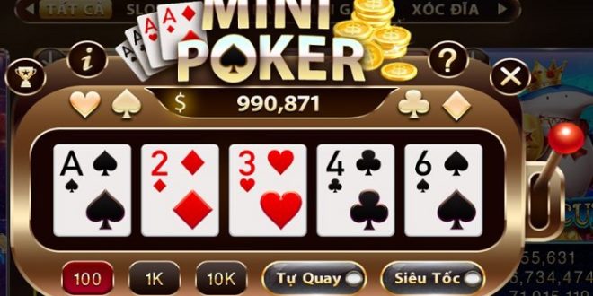 Cách chơi Mini Poker tại Fabet giúp bạn kiếm tiền dễ dàng