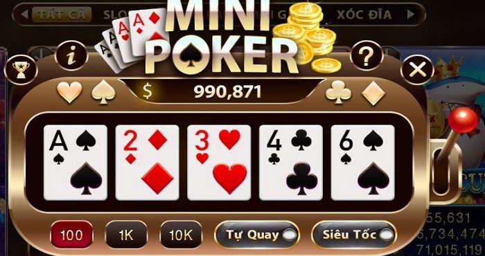 Cách chơi Mini Poker tại Fabet giúp bạn kiếm tiền dễ dàng