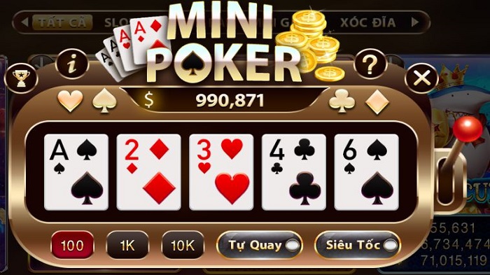 Cách chơi Mini Poker tại Fabet cực kỳ đơn giản 